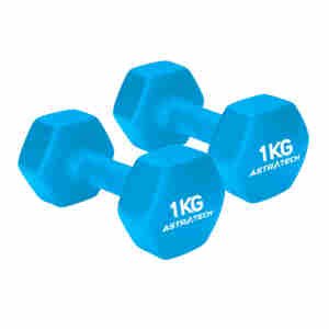 Par de Dumbbell Halter Sextavado Texturizado 1KG